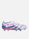 adidas Predator Elite Ποδοσφαιρικά Παπούτσια με Τάπες FG Cloud White / Solar Blue / Solar Pink