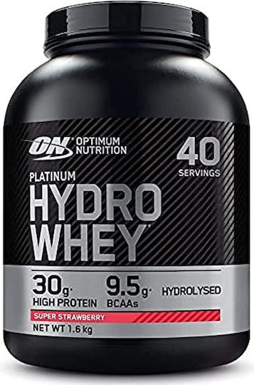 Optimum Nutrition Platinum Hydrowhey™ Protein Whey Gluten Free with Flavor Super Strawberry 1.6kg