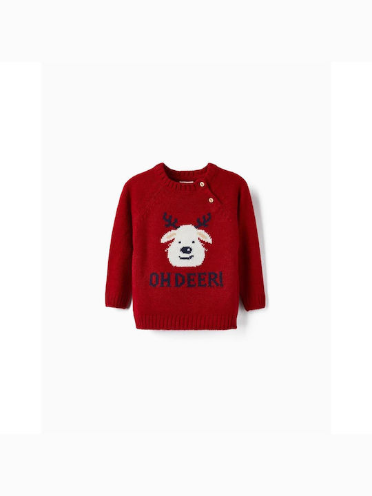 Zippy Kids Sweater Long Sleeve Red