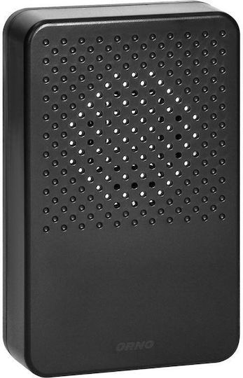 Lark Maxi 230v Black Dp-mr-161/b Wired Electronic Single Tone Doorbell