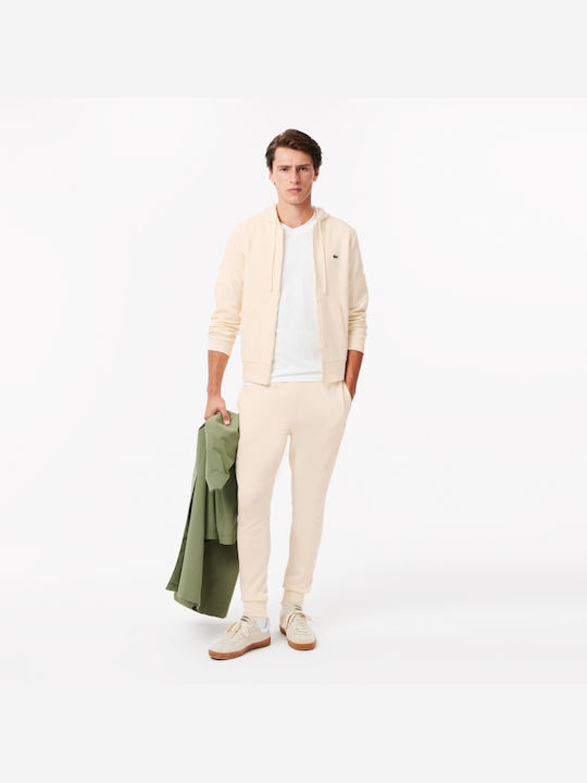 Lacoste Men's Sweatpants Ecru