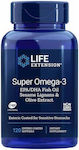 Life Extension Super Omega 3 Ιχθυέλαιο EPA/DHA Fish Oil Sesame Lignans & Olive Extract 120 μαλακές κάψουλες