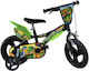 Dino Bikes 12" Kids Bicycle BMX Green