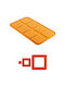 Ready Non-stick Silicone Chocolates Baking Pan 0.5cm