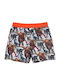 Superheroes Kids Swimwear Swim Shorts Orange