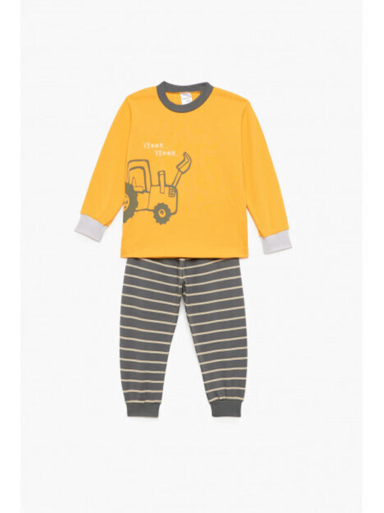 Pretty Baby Kids Pyjamas Winter Cotton Yellow