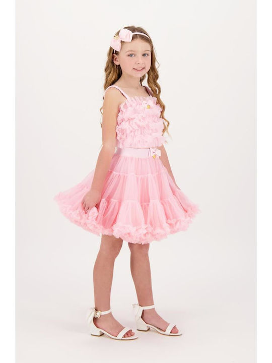 Angel's Face Kids Blouse Sleeveless Fairy Pink