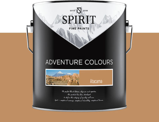 Spirit Atacama Wall Paint 2.5L 12–15 M²/L Excellent Coverage Very Good Colour Resistance Washable