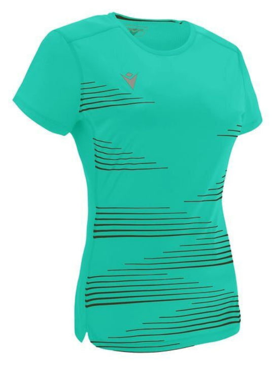 Macron Дамско Спортно Тениска Turquoise/Black