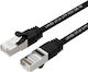 Lanview S/FTP Kat.6a (Gigabit) Netzwerkkabel Ethernet 0.5m Schwarzes
