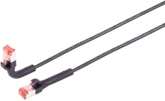 Lanview U/FTP (STP) Cat.6a Ethernet Network Cable 0.25m Black 1pcs