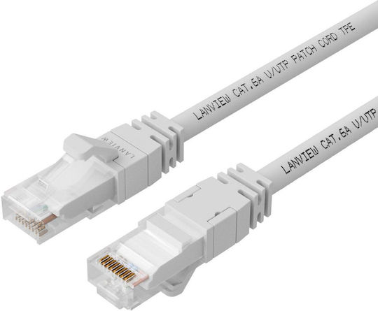Lanview U/UTP Cat.6a (Gigabit) Cablu De Rețea Ethernet 20m Alb
