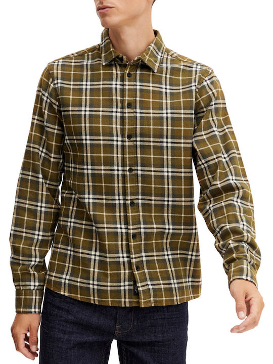 Blend Flanell Hemd Green