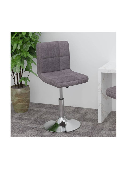 Табуретка Бар с облегалка и регулируема височина Beige-grey 40x43x71-85.5см