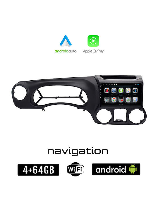 Booma Ηχοσύστημα Αυτοκινήτου για Jeep Wrangler 2011-2014 (Bluetooth/USB/WiFi/GPS/Apple-Carplay/Android-Auto) με Οθόνη Αφής 10"