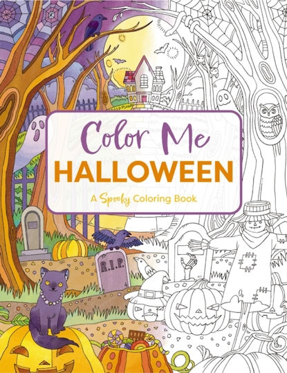 Colouring Book Color Me Halloween Focus