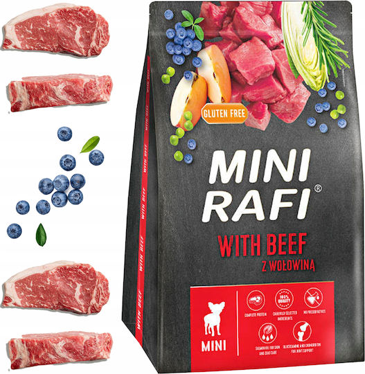 Dolina Noteci Rafi 3kg Ξηρά Τροφή Σκύλων Μικρόσωμων Φυλών με Βοδινό και Κρέας