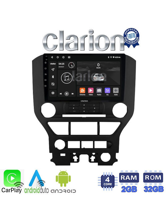 Clarion Auto-Audiosystem für Ford Mustang 2015 (Bluetooth/USB/WiFi/GPS/Apple-Carplay/Android-Auto)