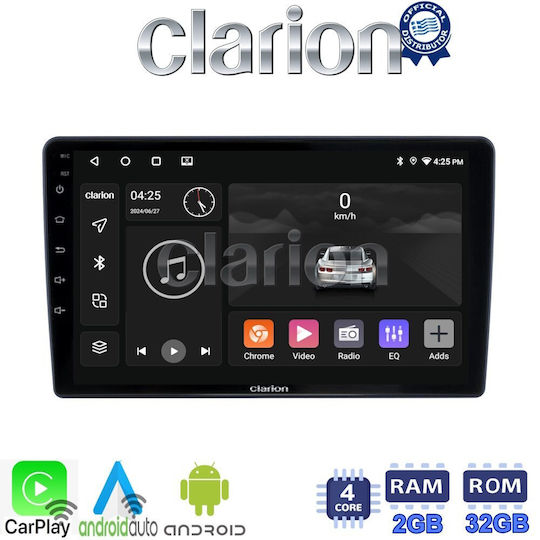 Clarion Ηχοσύστημα Αυτοκινήτου για Hyundai H-1 2010 > 2018 (Bluetooth/USB/WiFi/GPS/Apple-Carplay/Android-Auto) με Οθόνη Αφής 9"