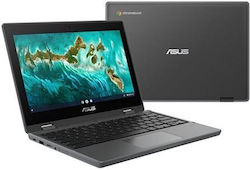 Asus Chromebook Flip CR1100FKA-YZ142TS 11.6" Touchscreen (Celeron-N5100/4GB/32GB Unitate flash/Chrome OS) Gri închis