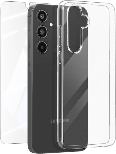 Комплект за защита Mayaxess Samsung Galaxy S24 Цялостна защита Прозрачен