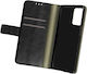 Flip Wallet Hülle Slim Cover Oppo A54 5G A74 5G Silikon – Schwarz