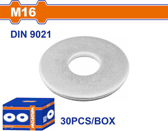 Wadfow Ροδέλα για Βίδα M16mm 30τμχ DIN 9021