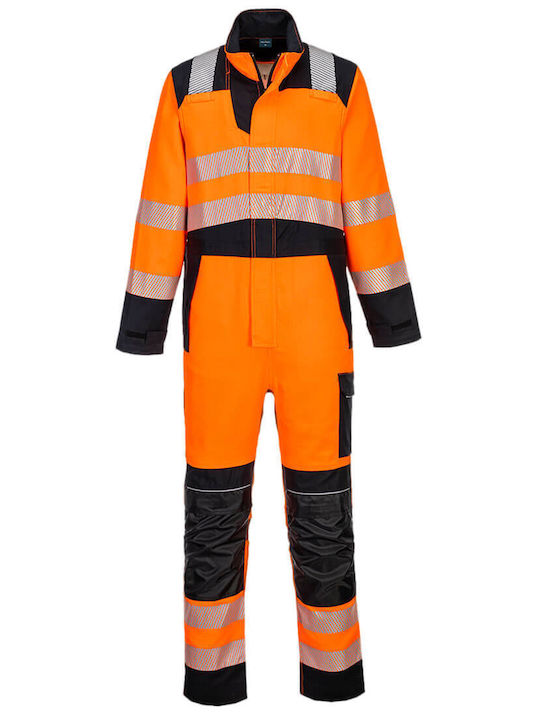 Portwest Work Coveralls Full Body Orange