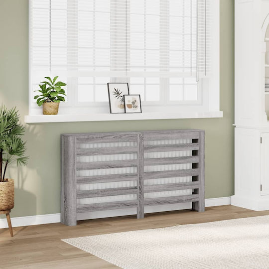 vidaXL Husă Pentru Radiator Din PAL Gri 149x20x82cm