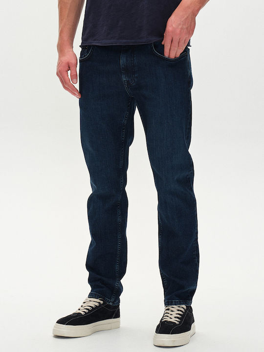 Men's Jeans Pants Slim Fit Blue