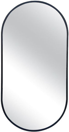 Next 35702------2 Καθρέπτης Οβάλ Μαύρος 90x45cm Next 35702------2 Καθρέπτης Οβάλ Μαύρος 90x45cm