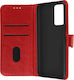 Case Oppo A16 A16s Clamshell Wallet Function Video Stand Red