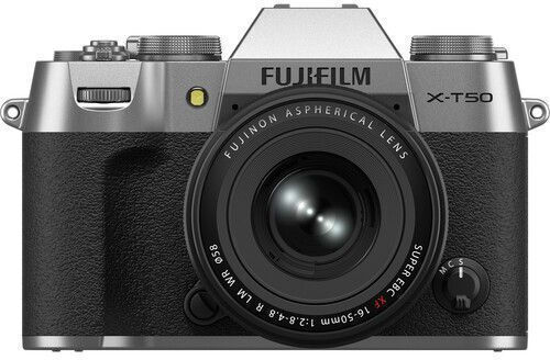 Fujifilm X-T50 Mirrorless Φωτογραφική Μηχανή Kit (XF 16-50mm F/2.8-4.8 R LM WR) Ασημί