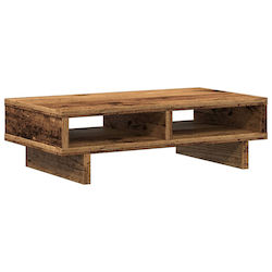 vidaXL Desktop Stand Monitor Engineered Wood Br...