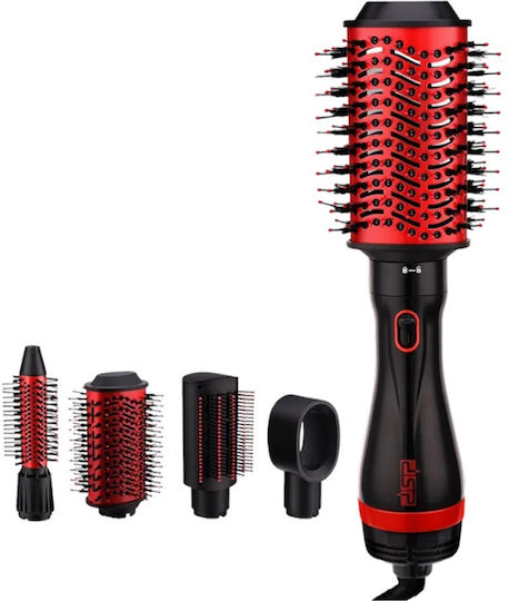 DSP 50107 Electric Brush with Air for Hair Straightening 1000W Black / Red