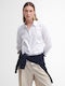Derwent Long Sleeve Women's Cotton Shirt White