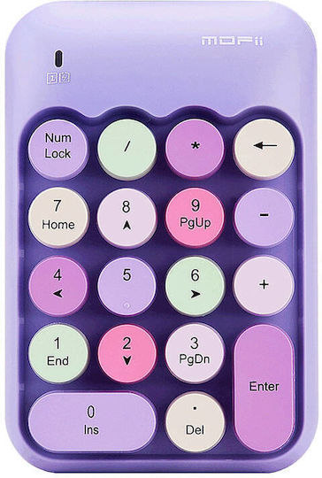 Mofii X910 Wireless Numeric Keypad Purple