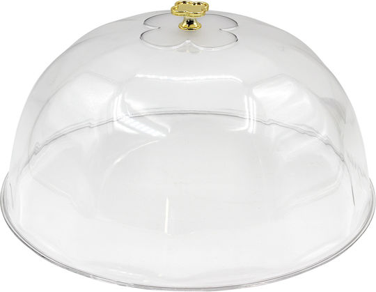 Keskor Lid for Cake Stand made of Plastic 30cm in Gold Color 42644 1pcs