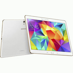 Samsung Galaxy Tab S 10.5" Refurbished Tablet cu Wi-Fi + 4G-LTE (3GB/16GB) Grad Traducere în limba română a numelui specificației pentru un site de comerț electronic: Alb