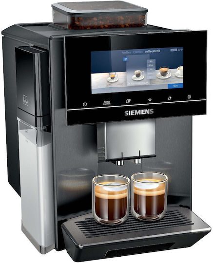 Siemens Αυτόματη Μηχανή Espresso 1500W Πίεσης 19bar με Μύλο Άλεσης Μαύρη TQ905RZ5