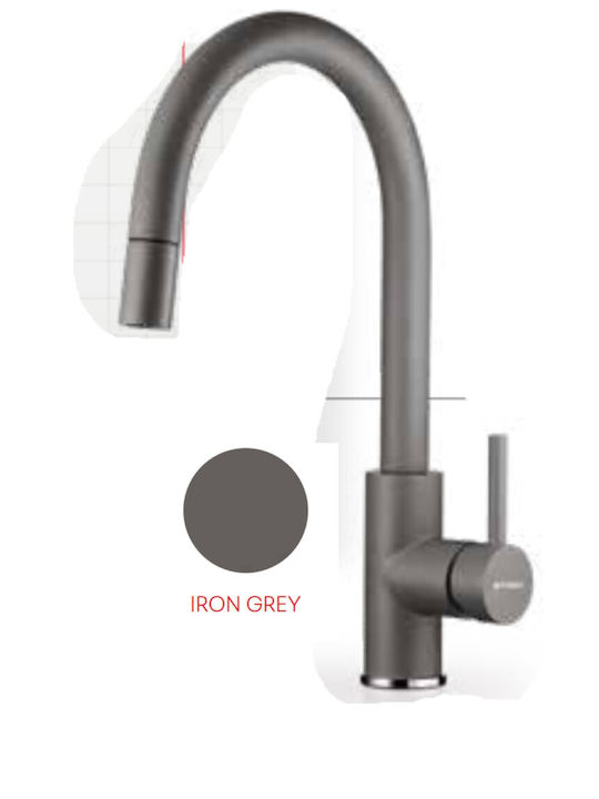 Pyramis Kitchen Faucet Counter Gray