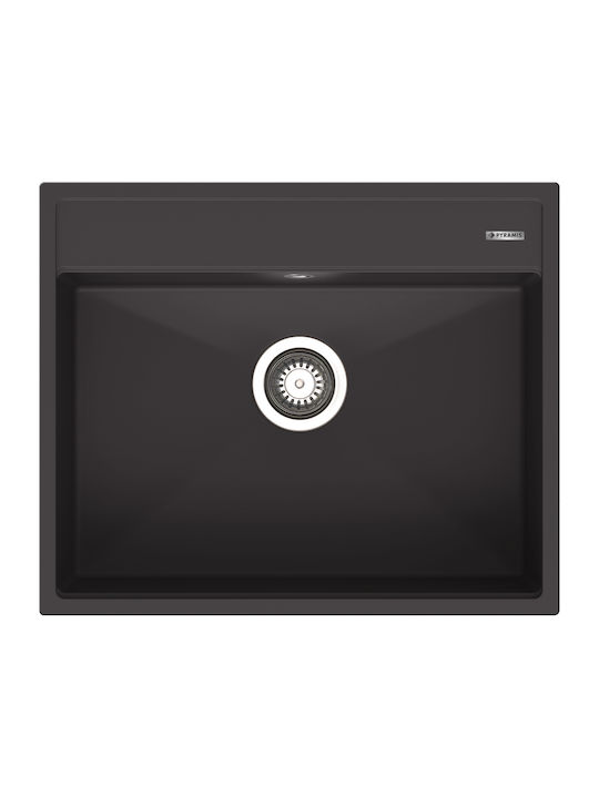 Pyramis Ithaka 1b 070246811 Drop-In Мивка от Синтетичен Гранит Ш61xД51см Бежов