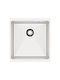 Pyramis Ithaka 1b 070245311 Undermount Sink Synthetic Granite W43xD46cm Snow