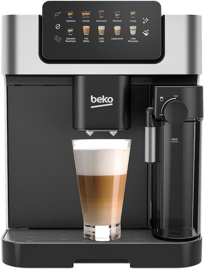 Beko Automatische Espressomaschine 1350W Druck 19bar mit Mahlwerk Schwarz CEG7304X