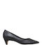 Leder Pumps Schwarz