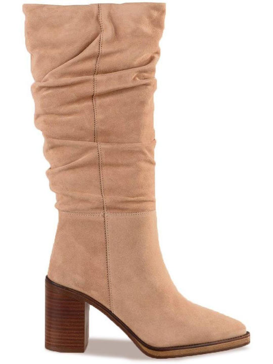 Alpe Suede Women's Boots Beige