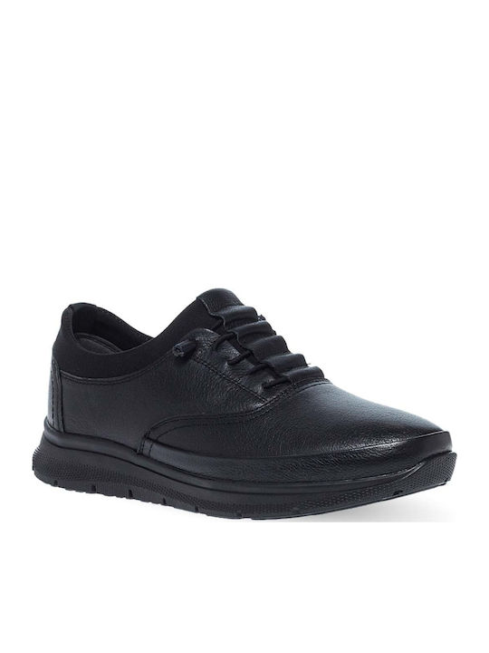 Parex Leder Herren Mokassins in Schwarz Farbe