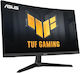 Asus TUF Gaming VG27VQM1B VA Curved Gaming Monitor 27" FHD 1920x1080 280Hz with Response Time 1ms GTG