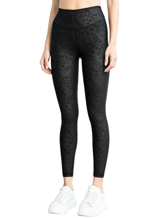 Lismina Frauen Leggings Hochgeschnitten & Push Up Black