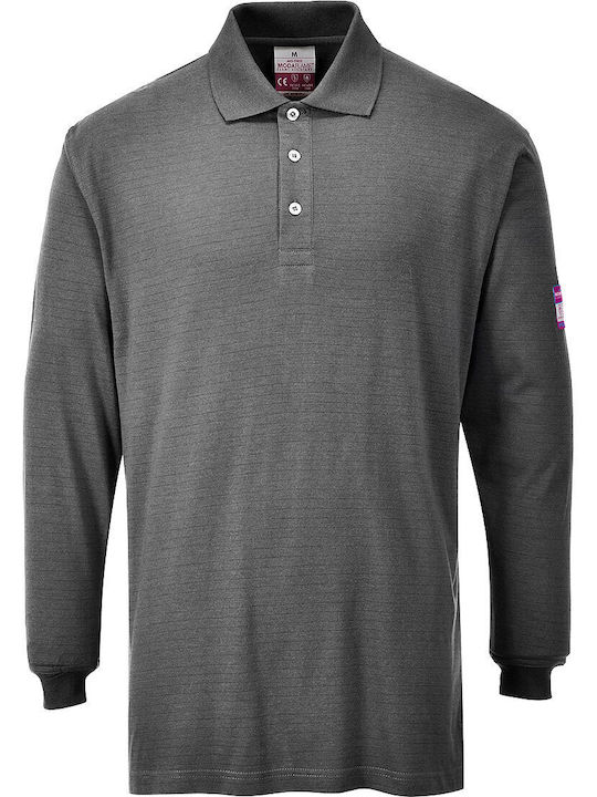 Portwest Work Polo Shirt Gray